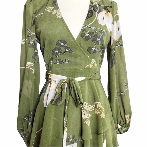 SHONA JOY HARPER MIDI RUFFLED TIERED DRESS - Picture 9 of 13